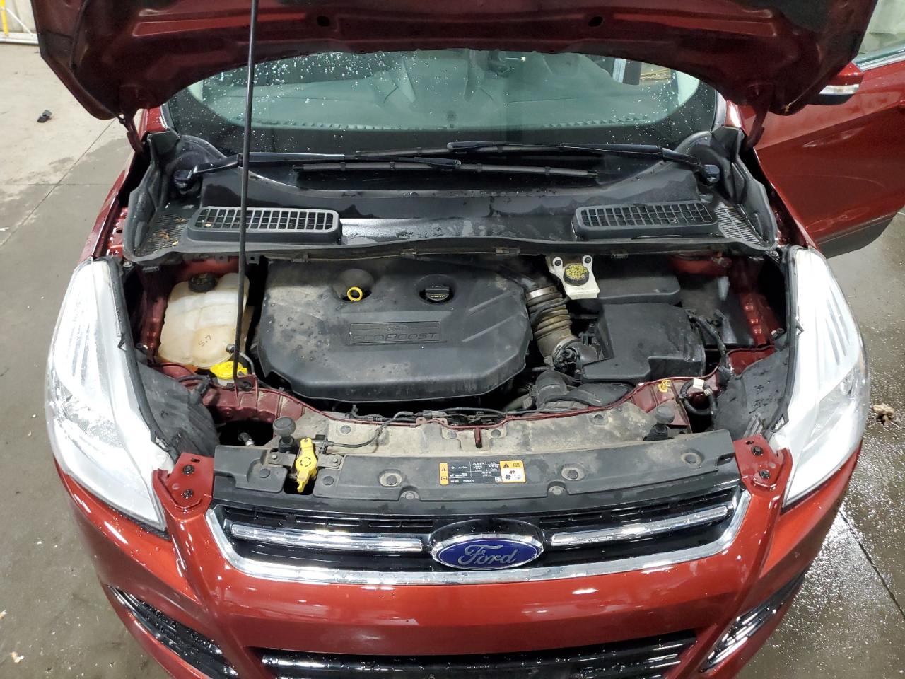 2014 Ford Escape VIN 1FMCU9J91EUB46891 Copart auction photo, rear end damage thumbnail 13