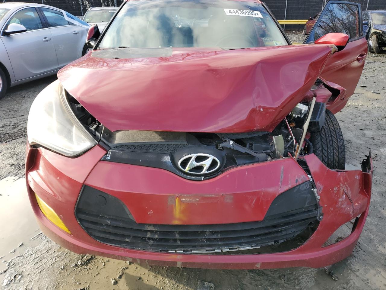 2013 Hyundai Veloster VIN KMHTC6AD8DU107963 Copart auction photo, rear end / front end damage thumbnail 11