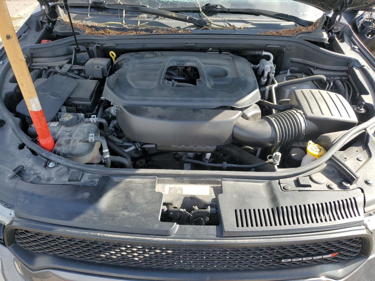 2019 Dodge Durango VIN 1C4RDJDG8KC705803 Copart auction photo, top/roof / front end damage thumbnail 12