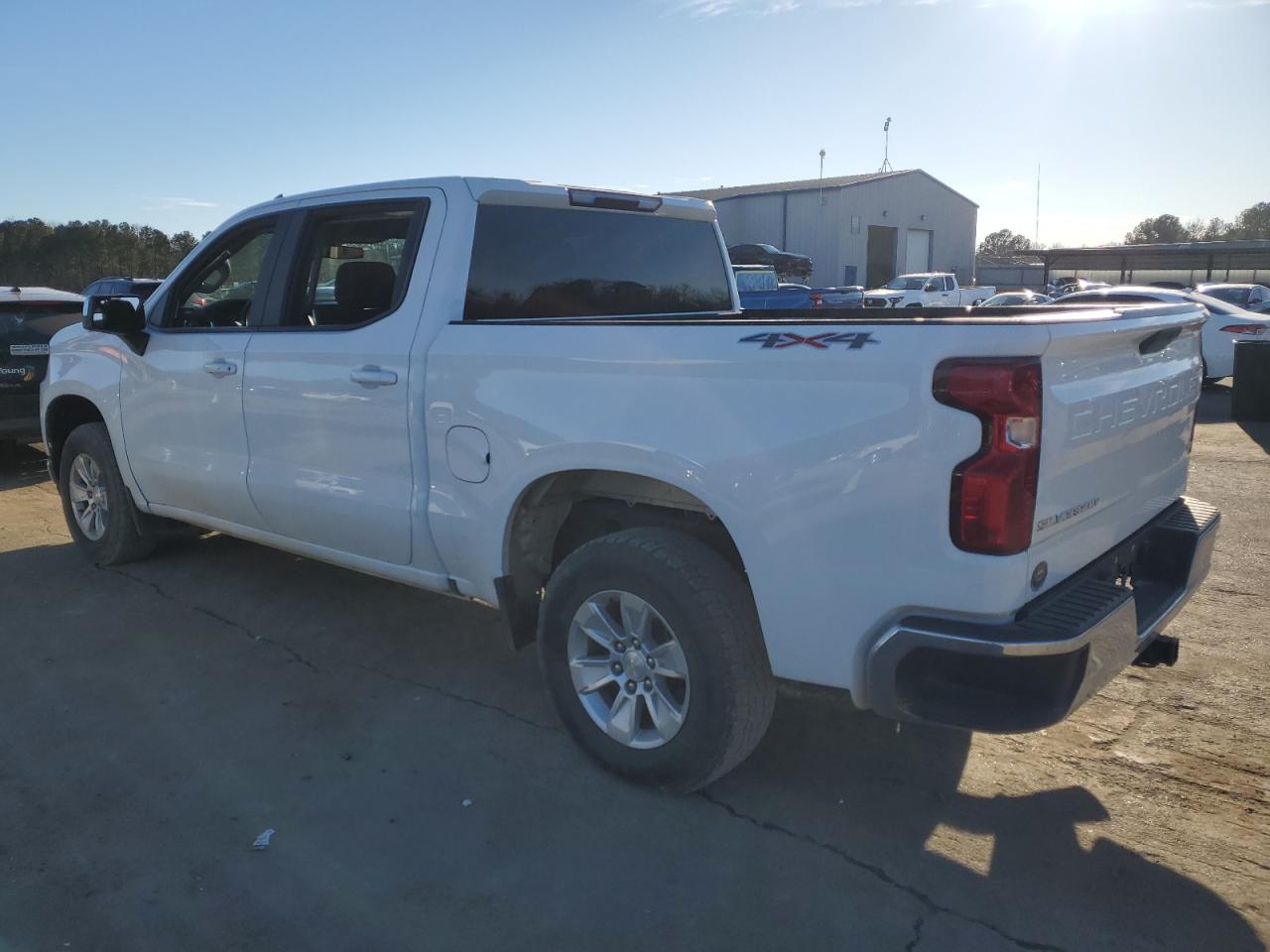 2021 Chevrolet Silverado VIN 3GCUYDED8MG215527 Copart auction photo, side damage thumbnail 2