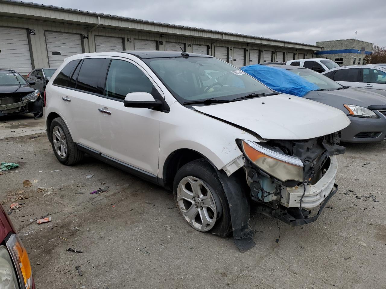 2011 Ford Edge VIN 2FMDK3JC3BBB43608 Copart auction photo, front end / rear end damage thumbnail 4