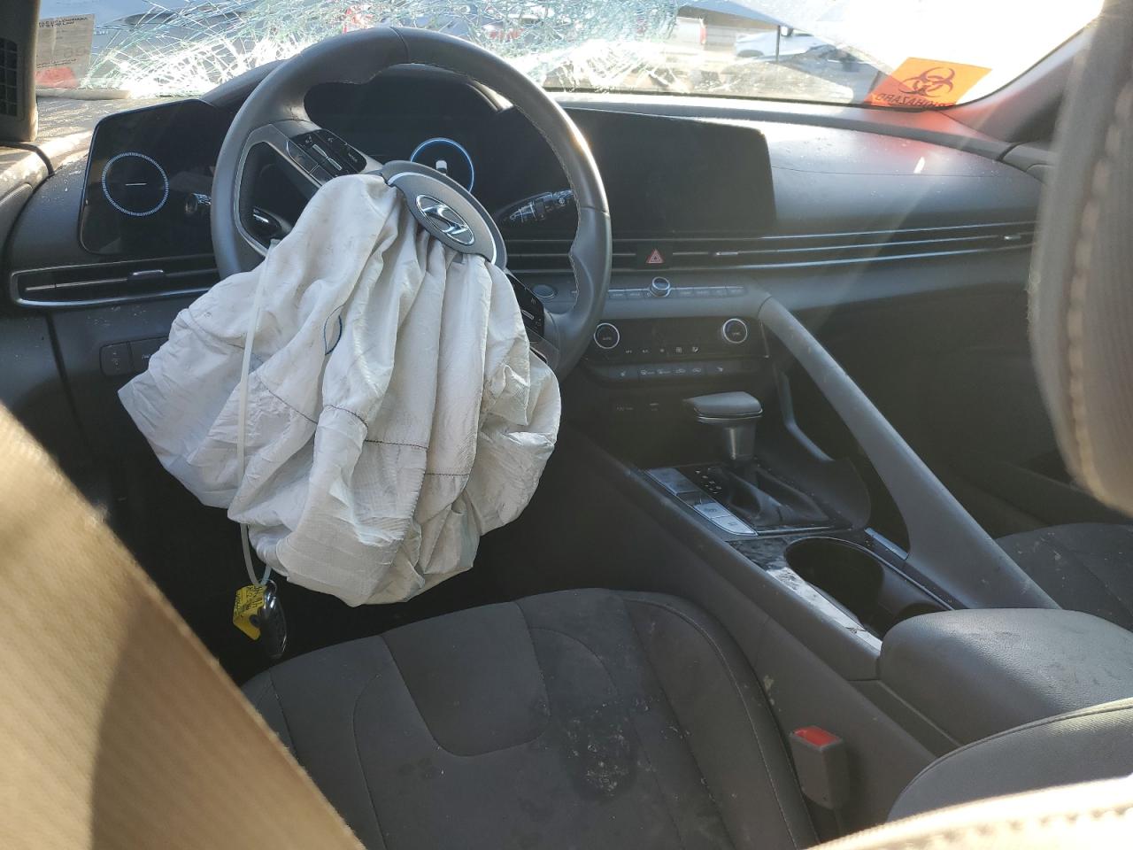 2023 Hyundai Elantra VIN 5NPLS4AG2PH090131 Copart auction photo, front end damage thumbnail 8
