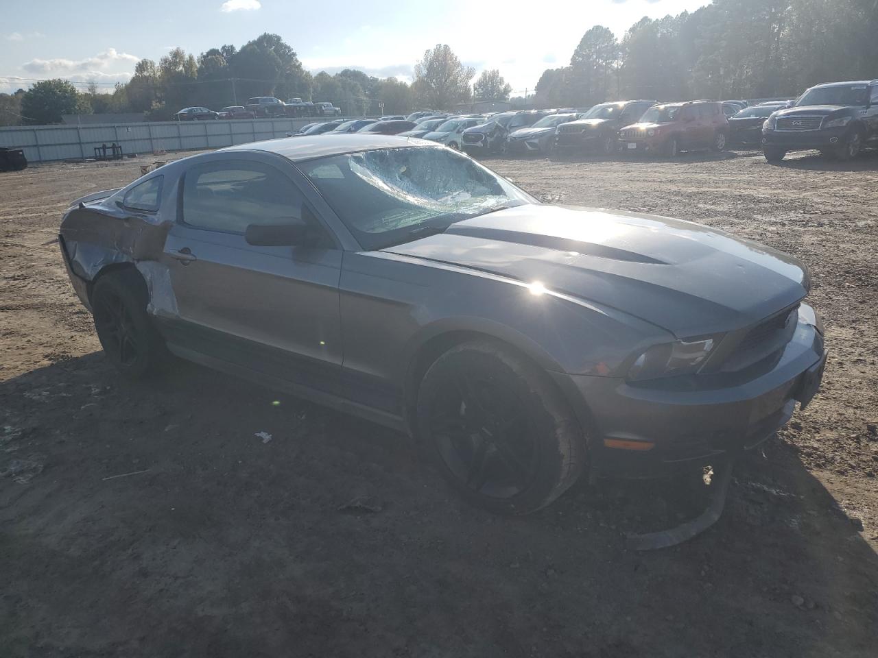 2010 Ford Mustang VIN 1ZVBP8AN0A5168624 Copart auction photo, side / rear end damage thumbnail 4