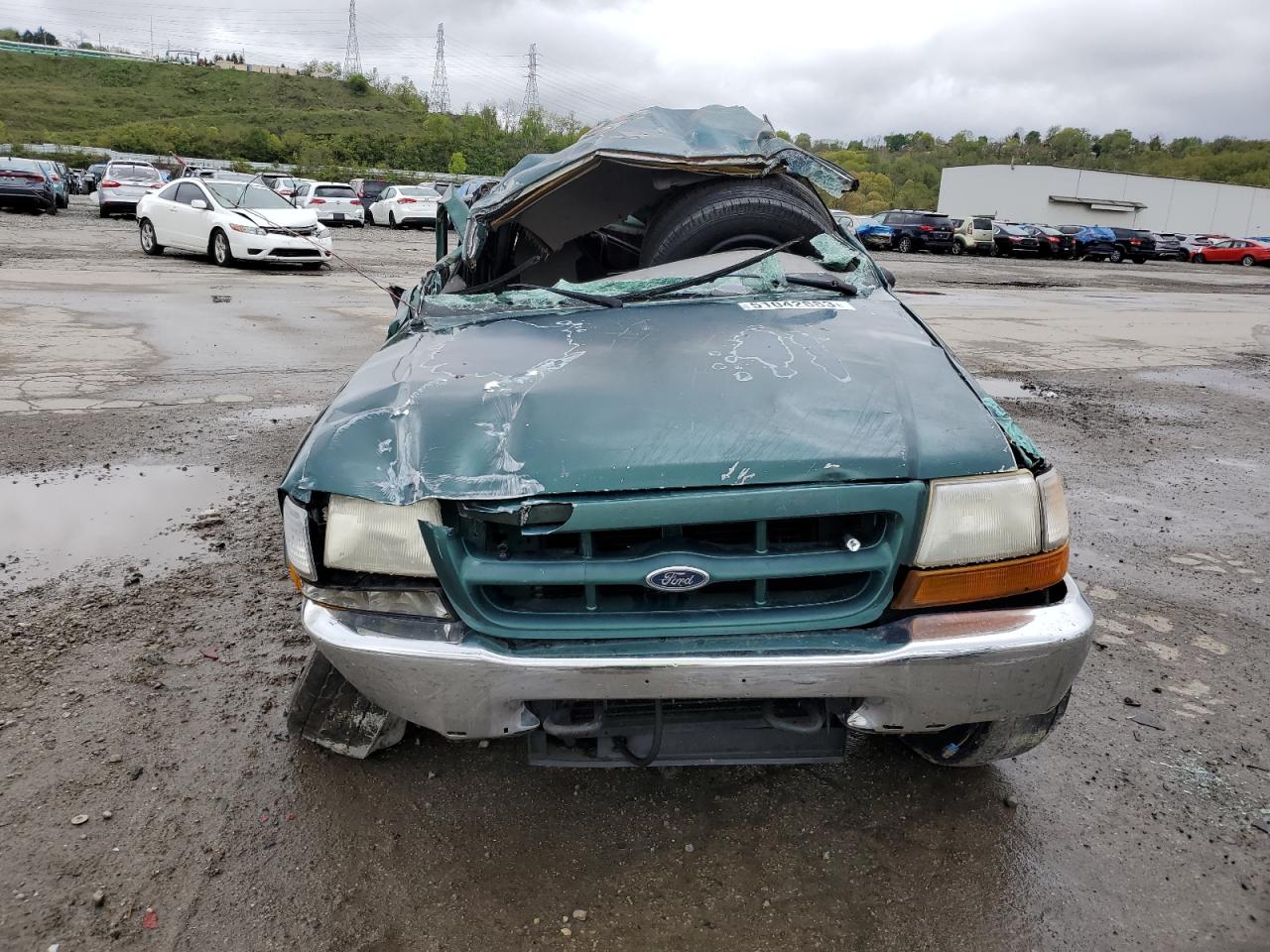 2000 Ford Ranger VIN 1FTZR15X5YTA55420 Copart auction photo, all over damage thumbnail 5