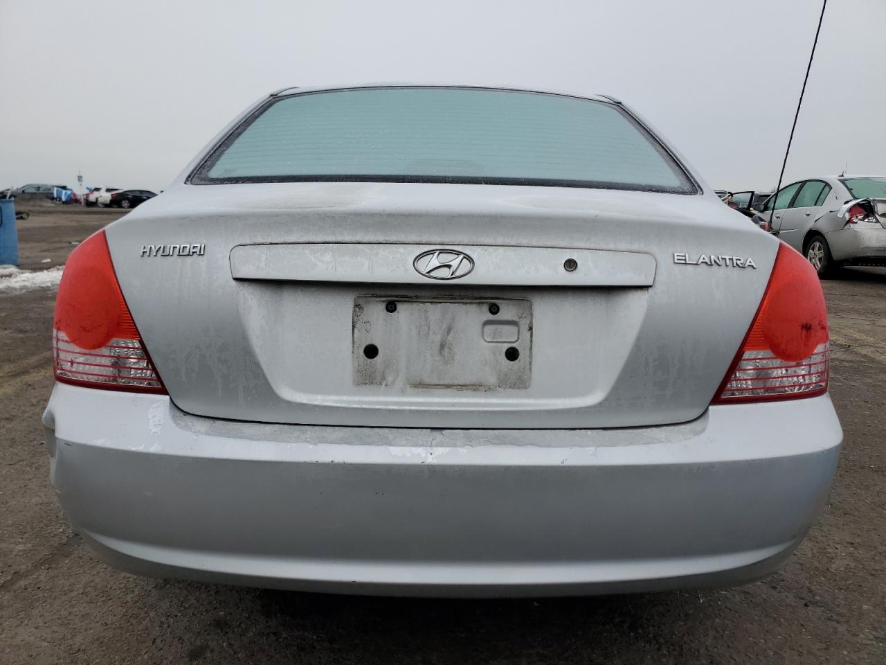 2004 Hyundai Elantra VIN KMHDN46DX4U752996 Copart auction photo, front end damage thumbnail 6