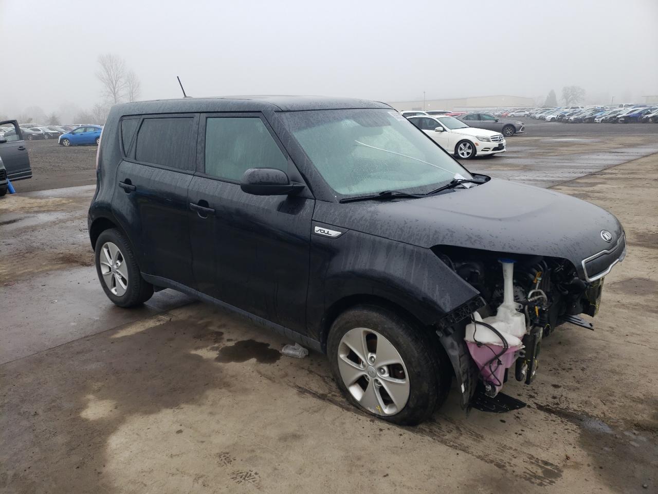 2015 KIA Soul VIN KNDJN2A20F7232504 Copart auction photo, front end / vandalism damage thumbnail 4