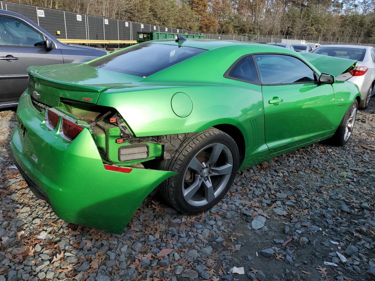 2011 Chevrolet Camaro VIN 2G1FC1ED0B9150680 Copart auction photo, all over damage thumbnail 3