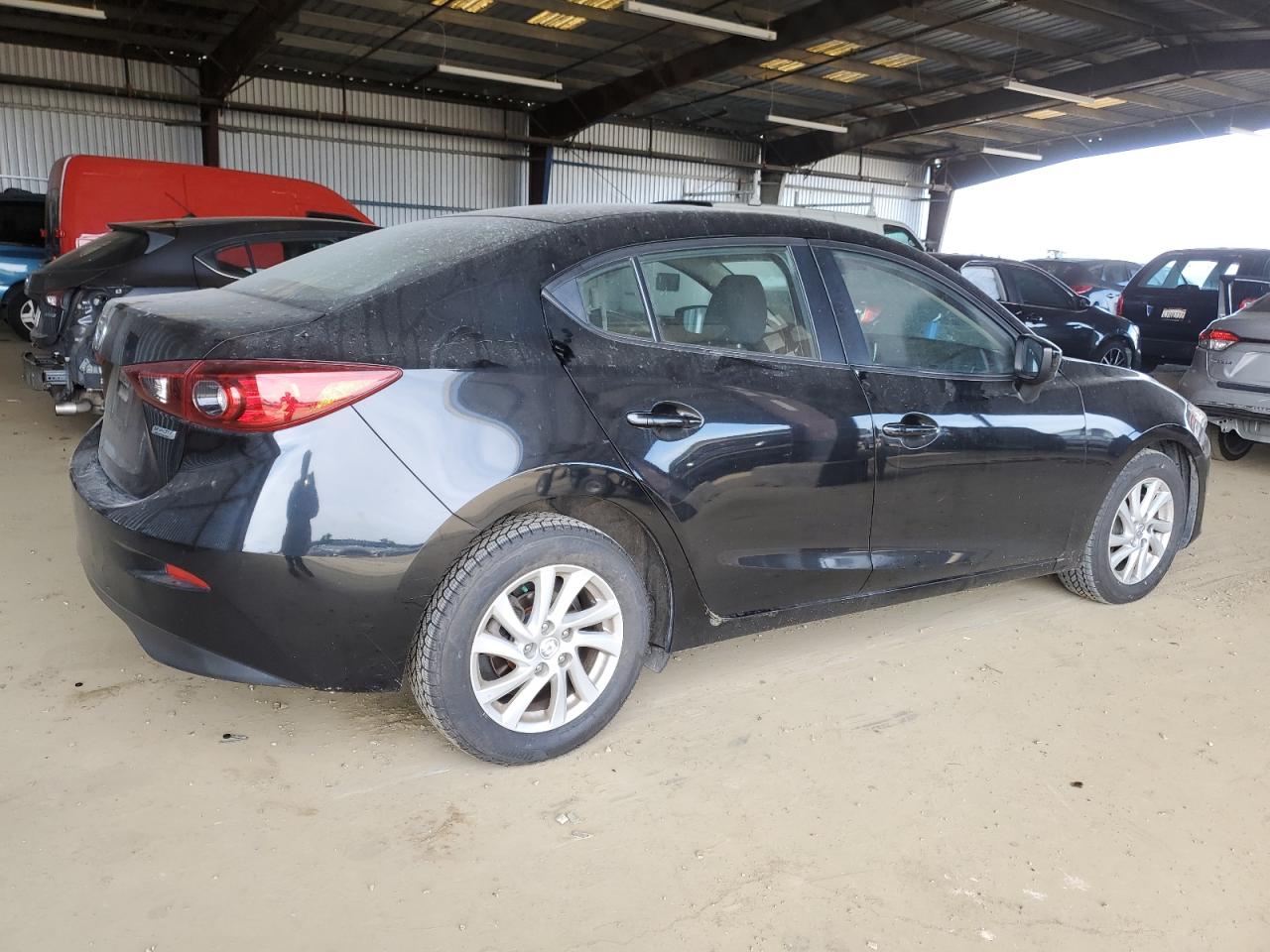 2014 Mazda 3 VIN JM1BM1U79E1136638 Copart auction photo, rear end damage thumbnail 3