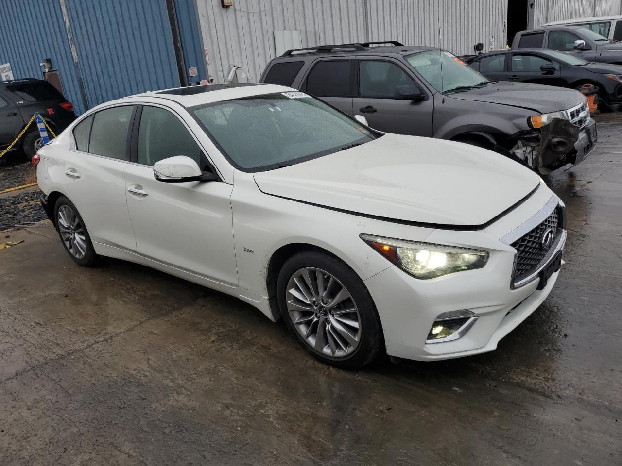 2018 Infiniti Q50 VIN JN1EV7AR3JM433290 Copart auction photo, rear end / minor dent/scratches damage thumbnail 4