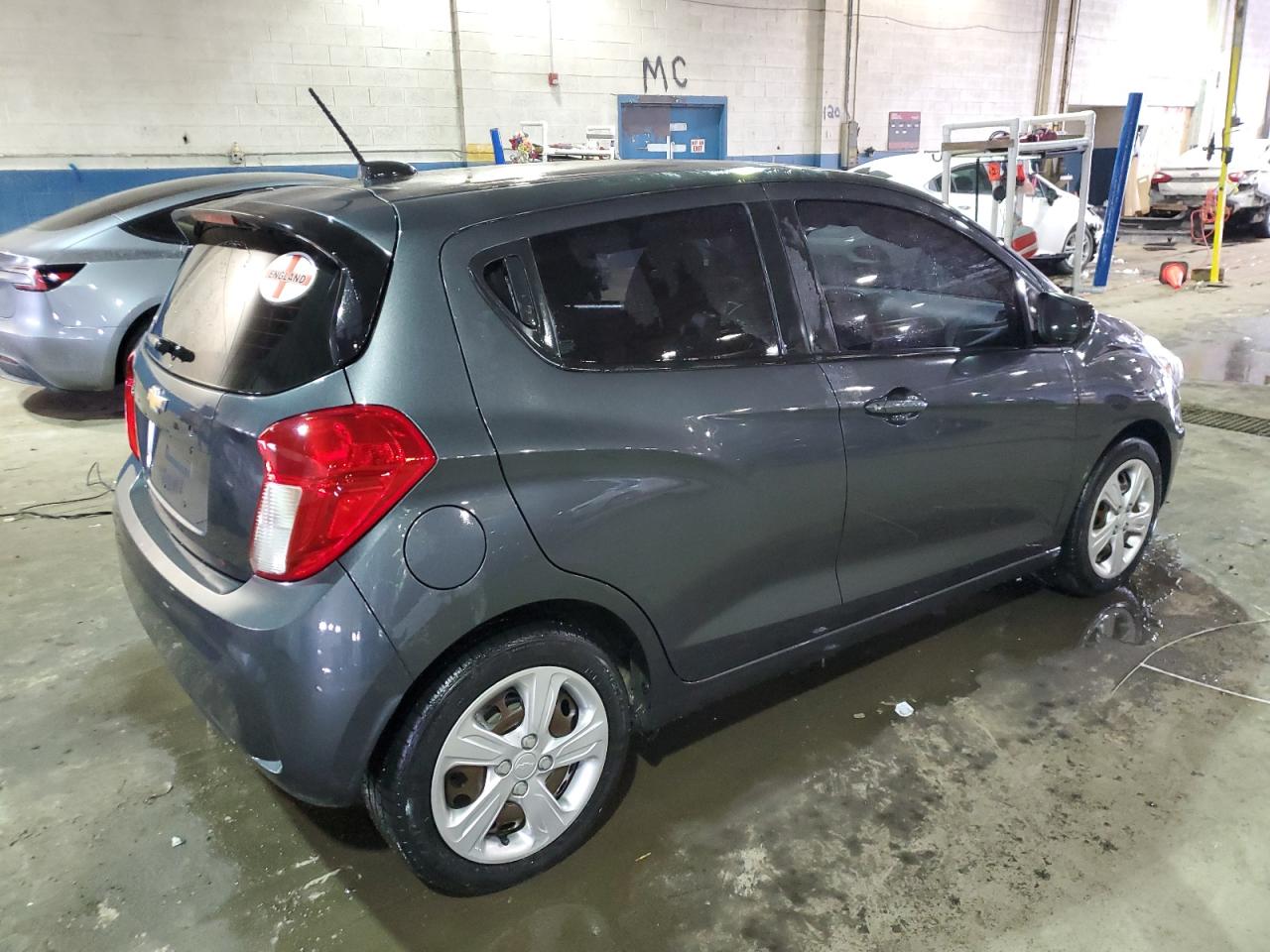 2019 Chevrolet Spark VIN KL8CA6SAXKC779856 Copart auction photo, side damage thumbnail 3