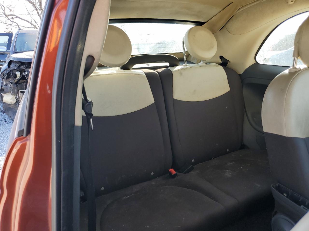 2013 Fiat 500 VIN 3C3CFFDR5DT613770 Copart auction photo, side / rear end damage thumbnail 10