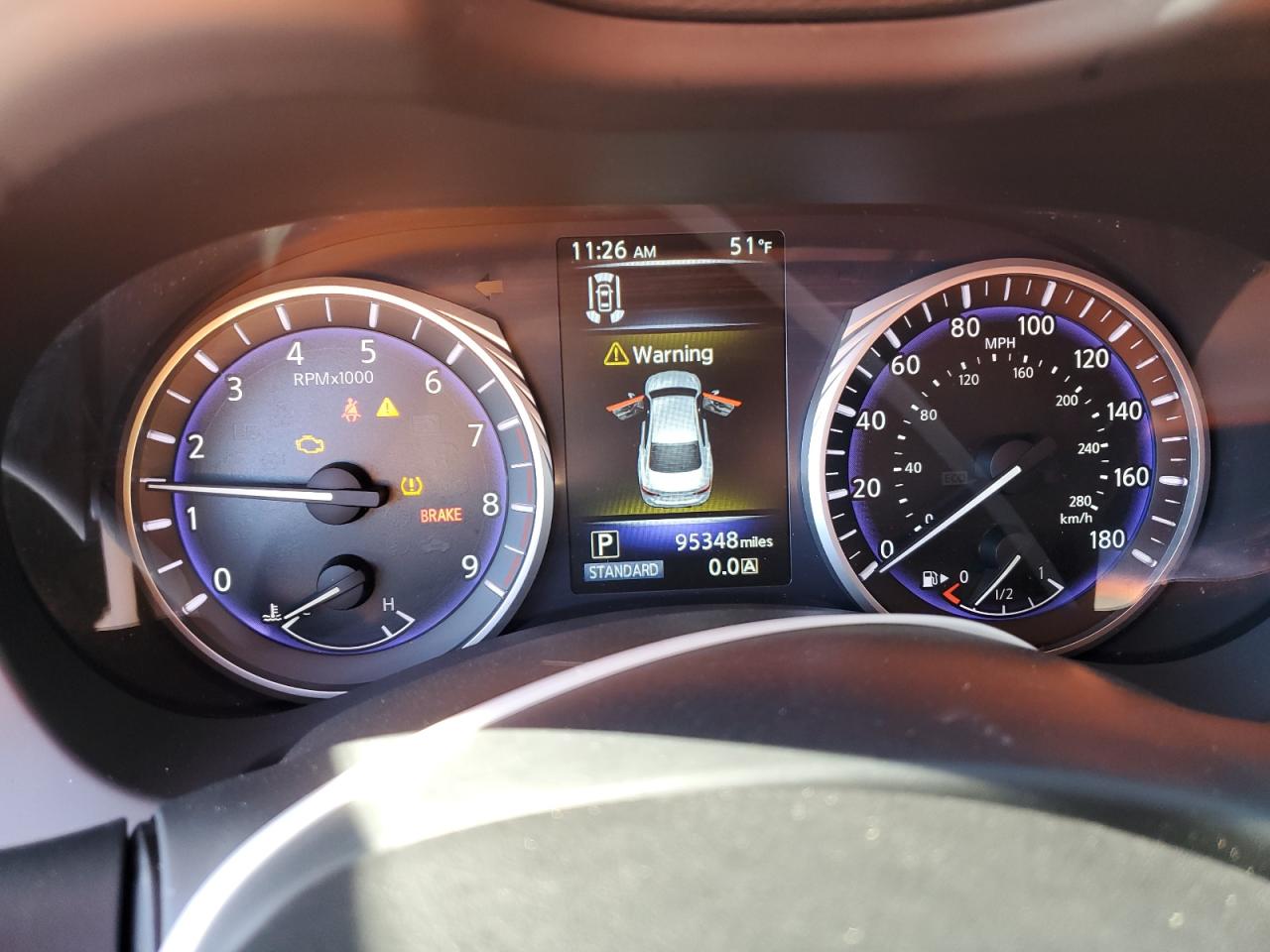 2017 Infiniti Q50 VIN JN1EV7AR9HM840329 Copart auction photo, vandalism / all over damage thumbnail 9