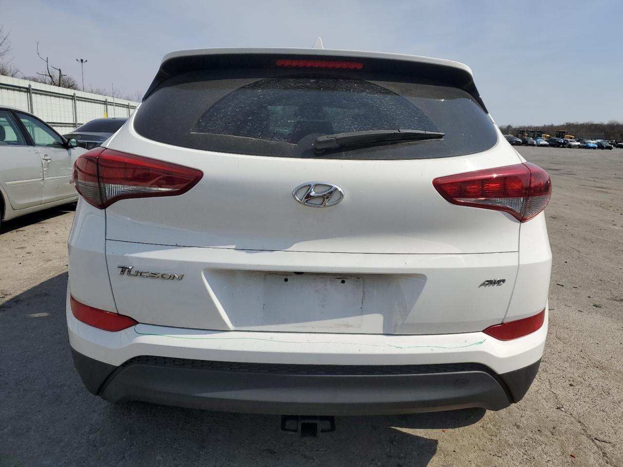 2018 Hyundai Tucson VIN KM8J3CA46JU629587 Copart auction photo, vandalism damage thumbnail 6