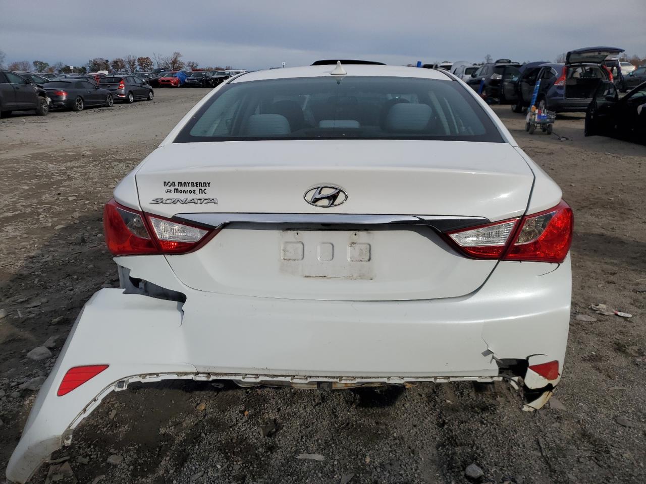 2014 Hyundai Sonata VIN 5NPEB4AC7EH898994 Copart auction photo, front end / rear end damage thumbnail 6