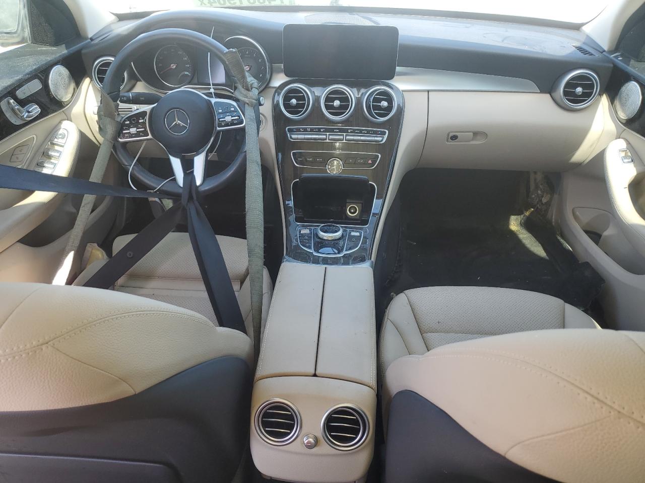 2020 Mercedes-Benz C-klasse VIN W1KWF8DB3LR594544 Copart auction photo, water/flood damage thumbnail 8