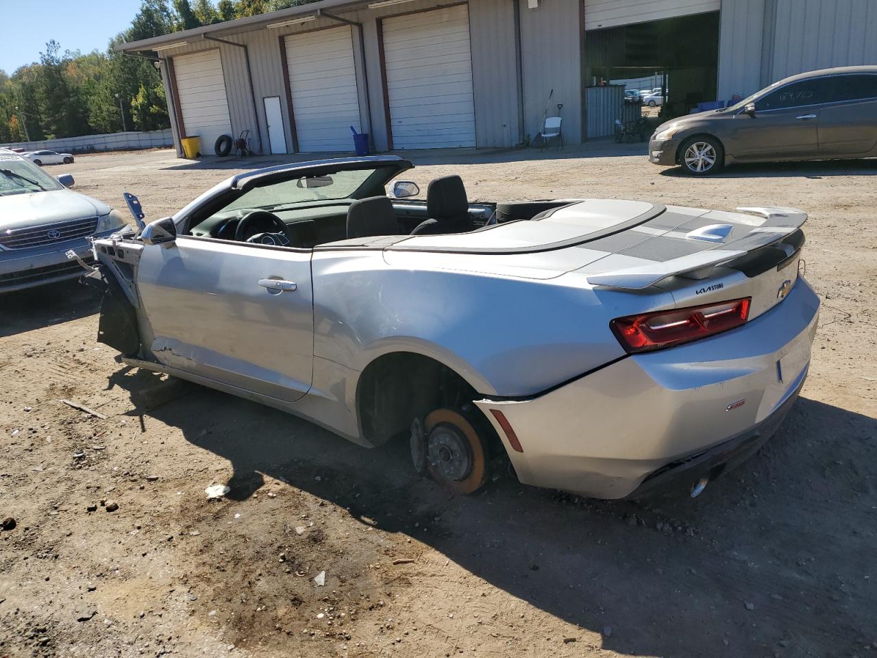 2018 Chevrolet Camaro VIN 1G1FF3D77J0132118 Copart auction photo, vandalism / stripped damage thumbnail 2