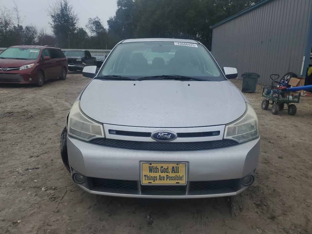 2011 Ford Focus VIN 1FAHP3HN3BW169242 Copart auction photo, front end / undercarriage damage thumbnail 5