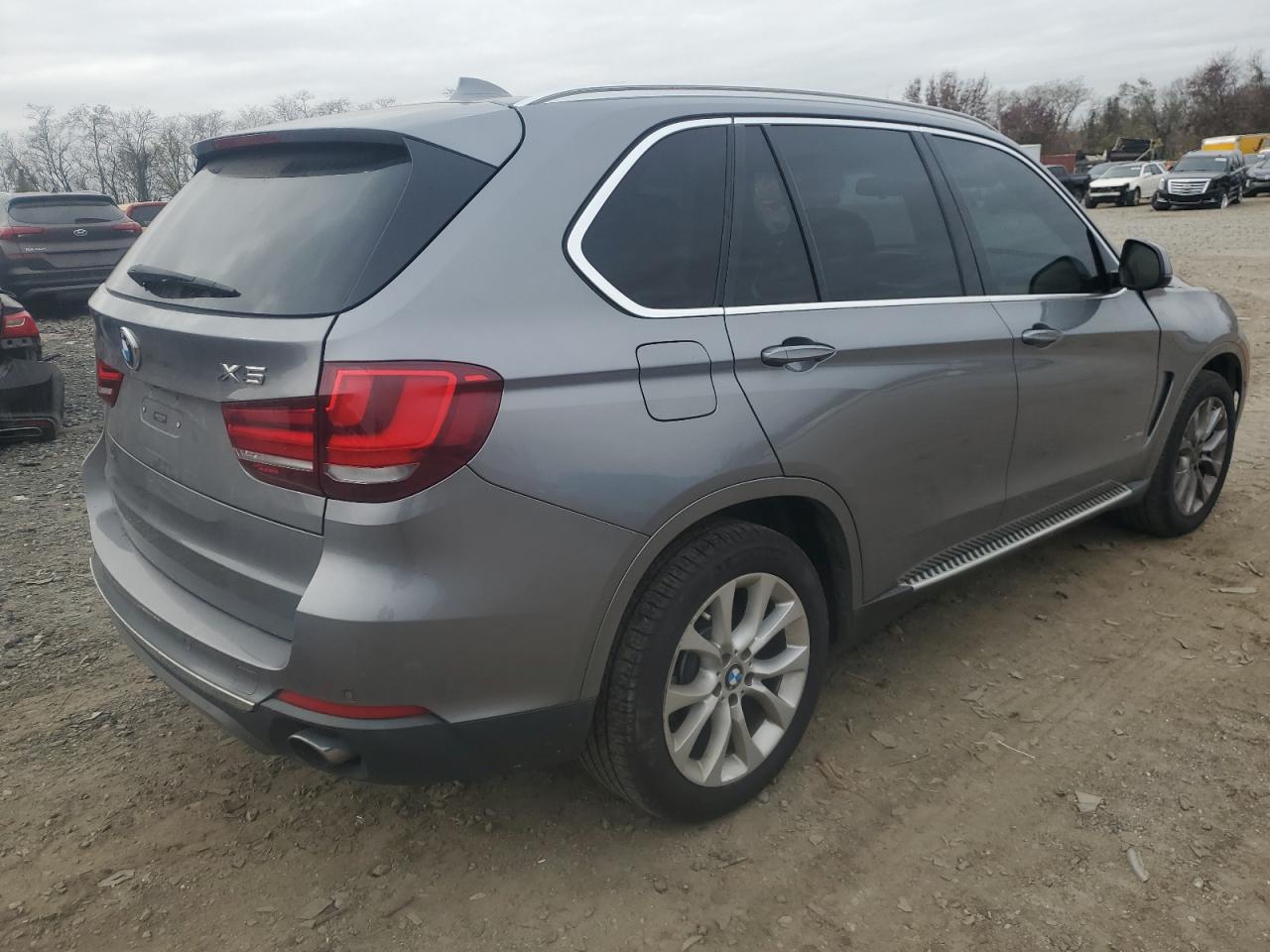 2015 BMW X5 VIN 5UXKR0C54F0P08393 Copart auction photo, front end / side damage thumbnail 3