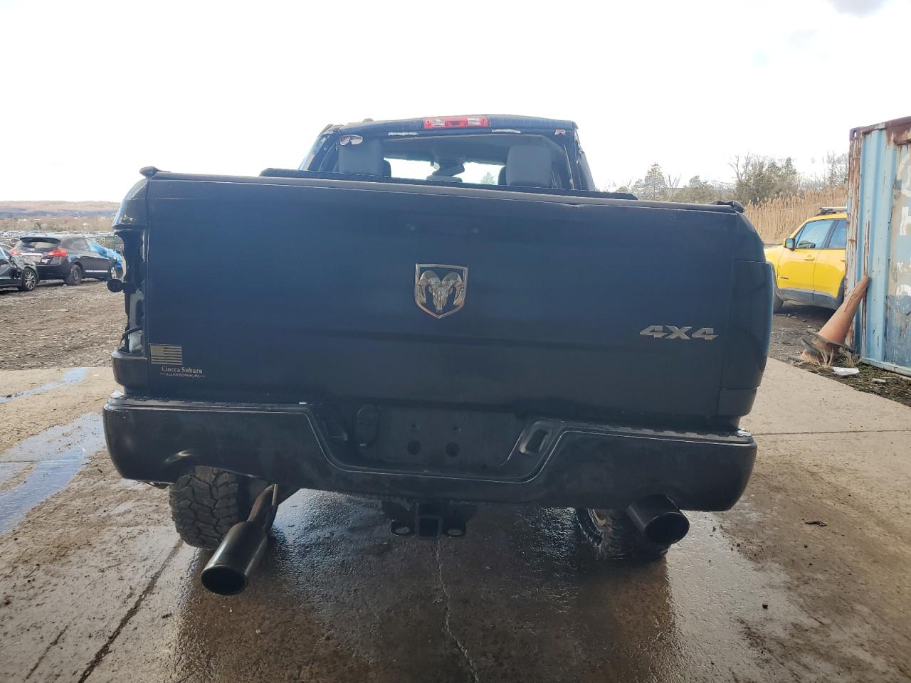 2015 RAM 1500 VIN 1C6RR7FT9FS680279 Copart auction photo, rollover damage thumbnail 6