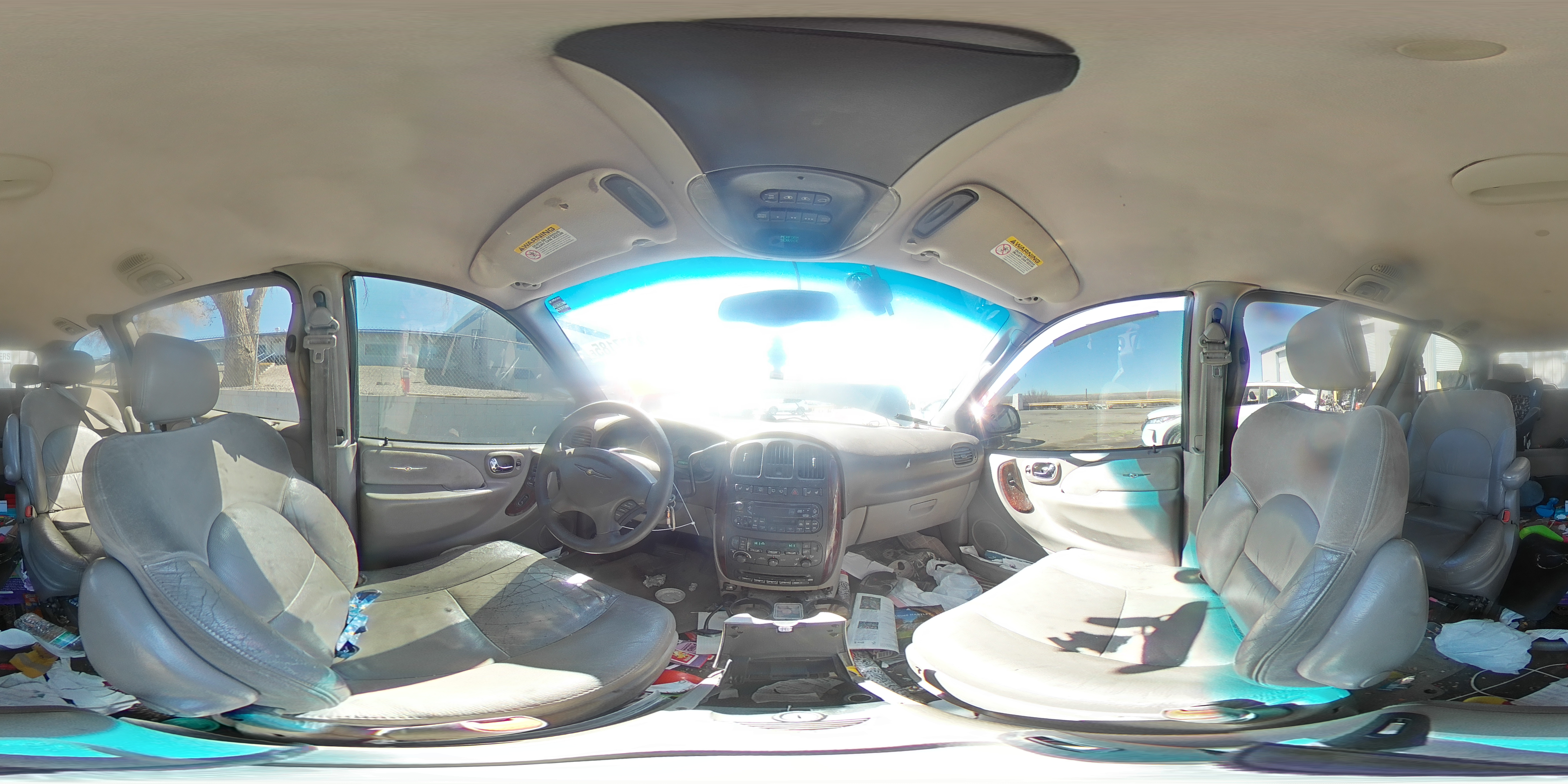 2002 Chrysler Town & Country VIN 2C8GT64L72R540899 Copart auction photo, front end / rear end damage thumbnail 14