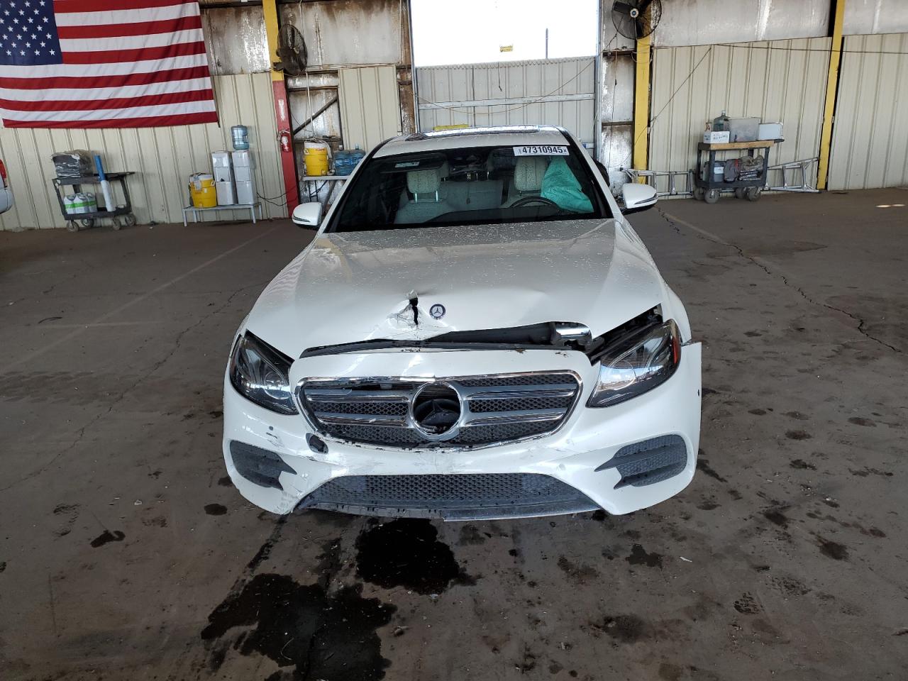 2017 Mercedes-Benz E-klasse VIN WDDZF4JB3HA179109 Copart auction photo, front end / side damage thumbnail 5