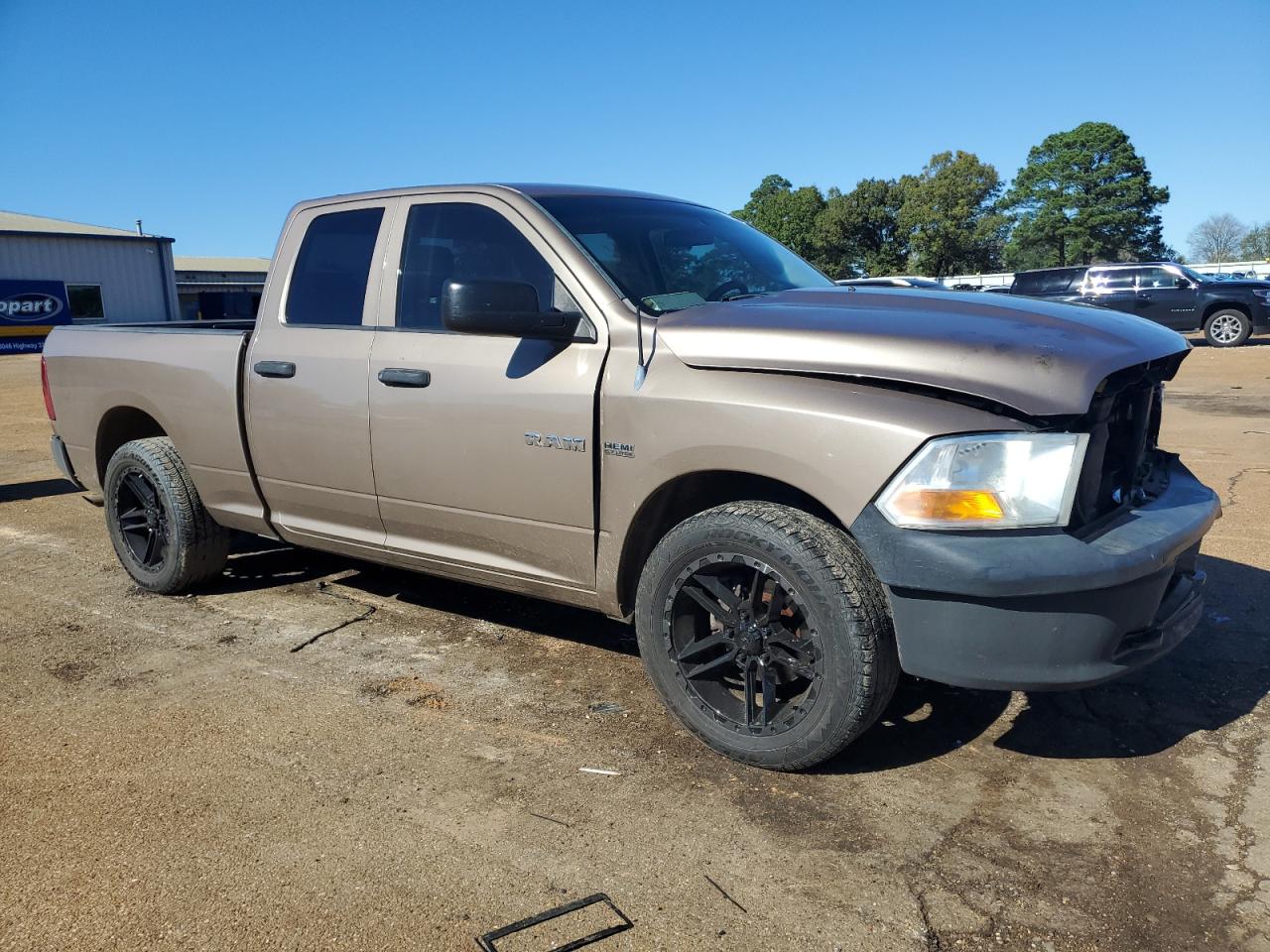 2010 Dodge RAM VIN 1D7RB1GTXAS247402 Copart auction photo, front end damage thumbnail 4