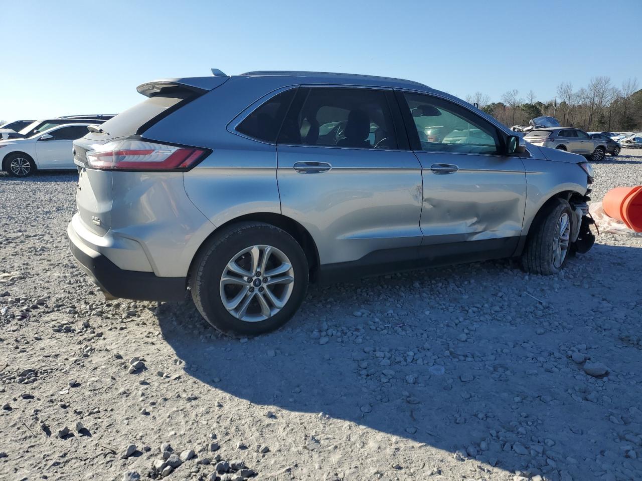 2020 Ford Edge VIN 2FMPK3J94LBA31340 Copart auction photo, front end / side damage thumbnail 3