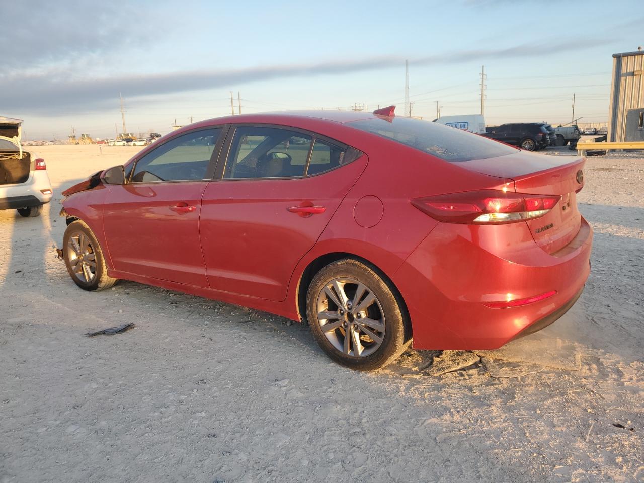 2017 Hyundai Elantra VIN KMHD84LF1HU430430 Copart auction photo, front end / minor dent/scratches damage thumbnail 2