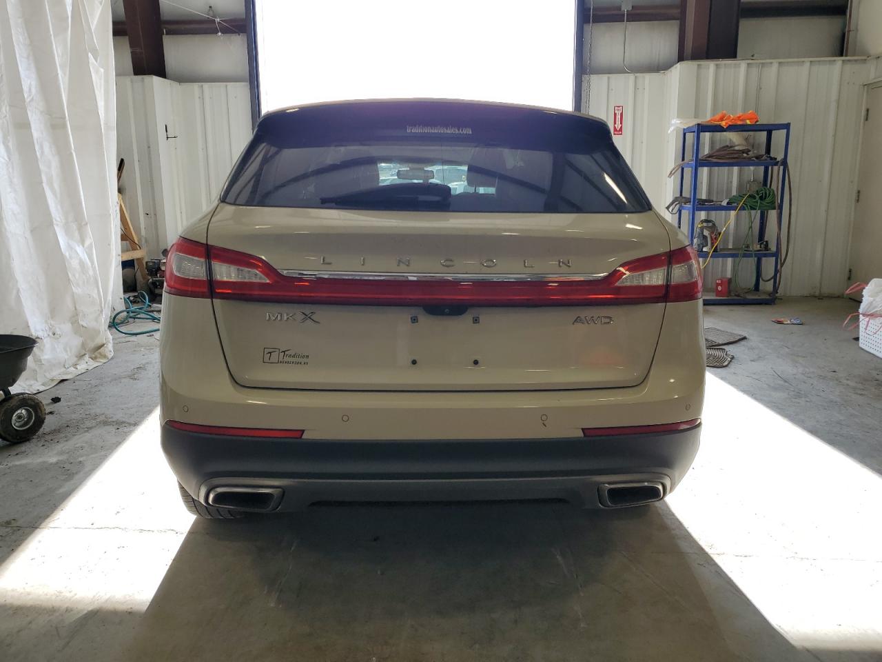 2016 Lincoln MKX VIN 2LMTJ8LR3GBL83346 Copart auction photo, front end / side damage thumbnail 6