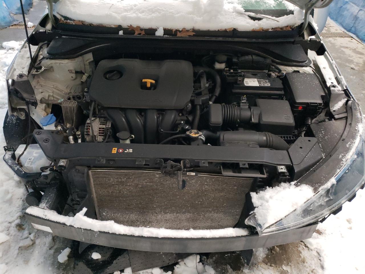 2020 Hyundai Elantra VIN 5NPD74LF5LH503146 Copart auction photo, front end / vandalism damage thumbnail 11