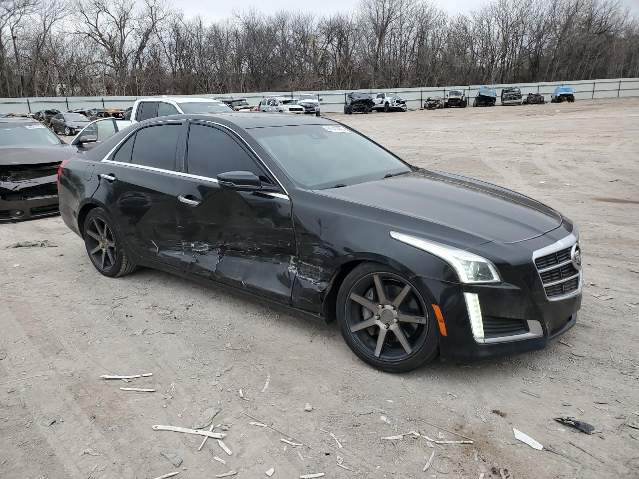 2014 Cadillac CTS VIN 1G6AR5SX7E0185501 Copart auction photo, side / minor dent/scratches damage thumbnail 4