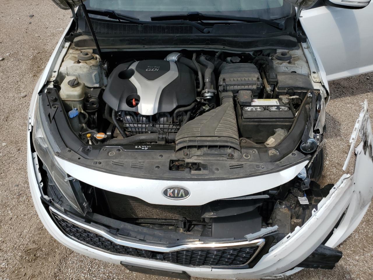 2012 KIA Optima VIN 5XXGR4A63CG008272 Copart auction photo, front end damage thumbnail 13