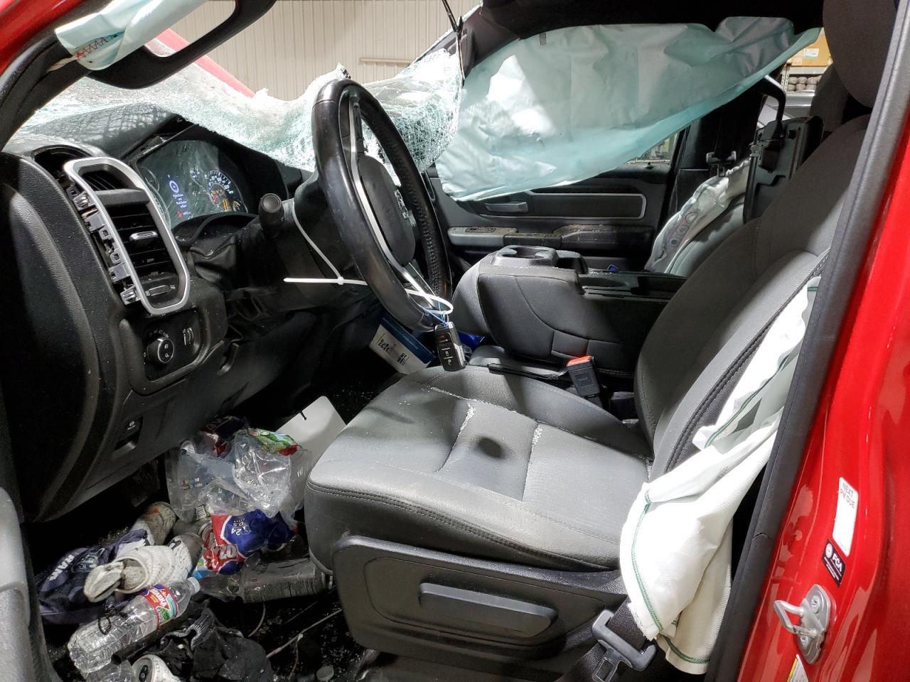 2022 RAM 1500 VIN 1C6RREBG6NN273594 Copart auction photo, all over damage thumbnail 7