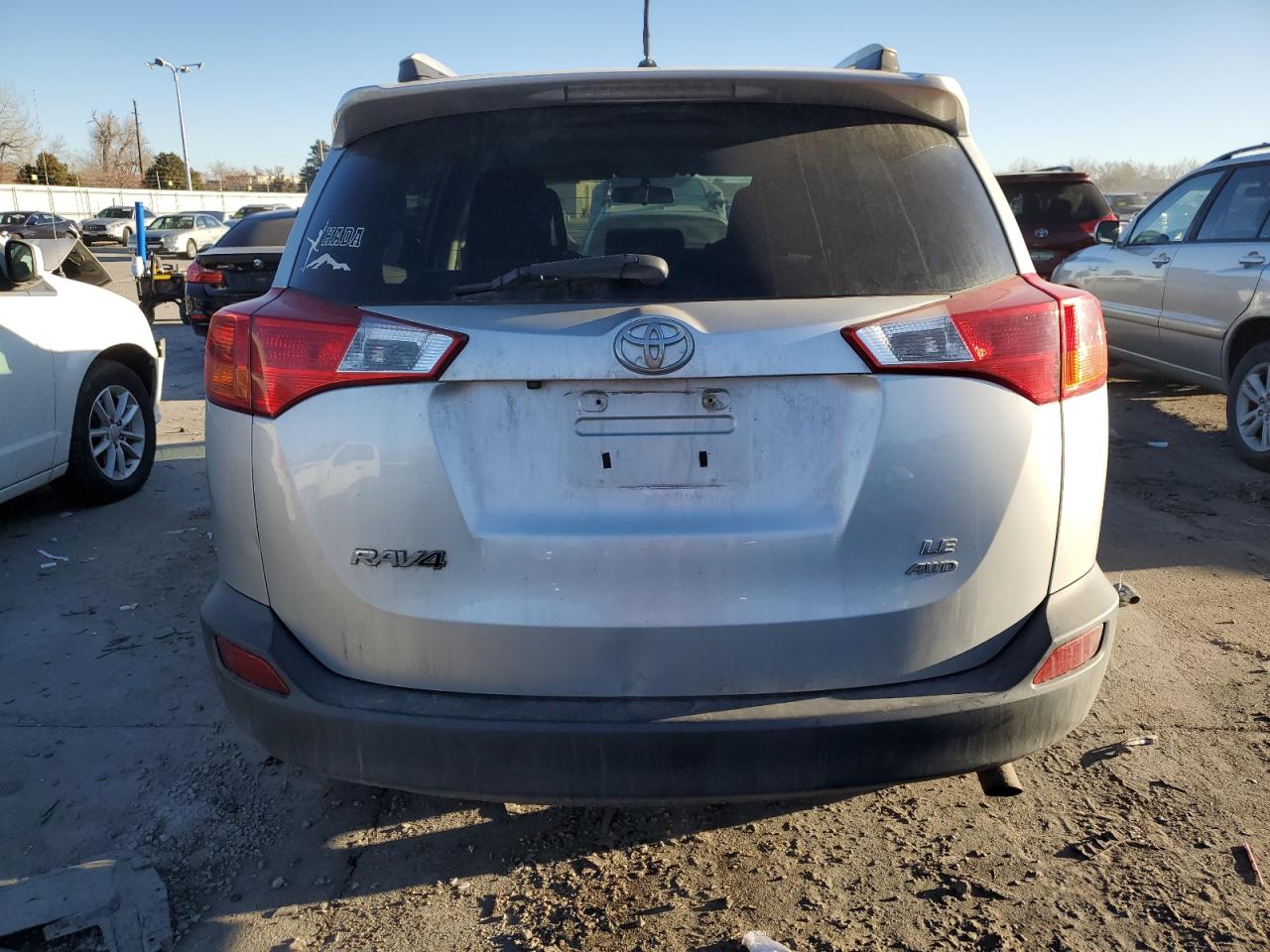 2013 Toyota RAV 4 VIN 2T3BFREVXDW051278 Copart auction photo, front end damage thumbnail 6