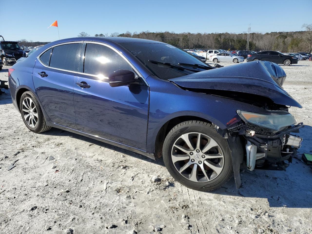 2015 Acura TLX VIN 19UUB1F35FA008991 Copart auction photo, front end damage thumbnail 4