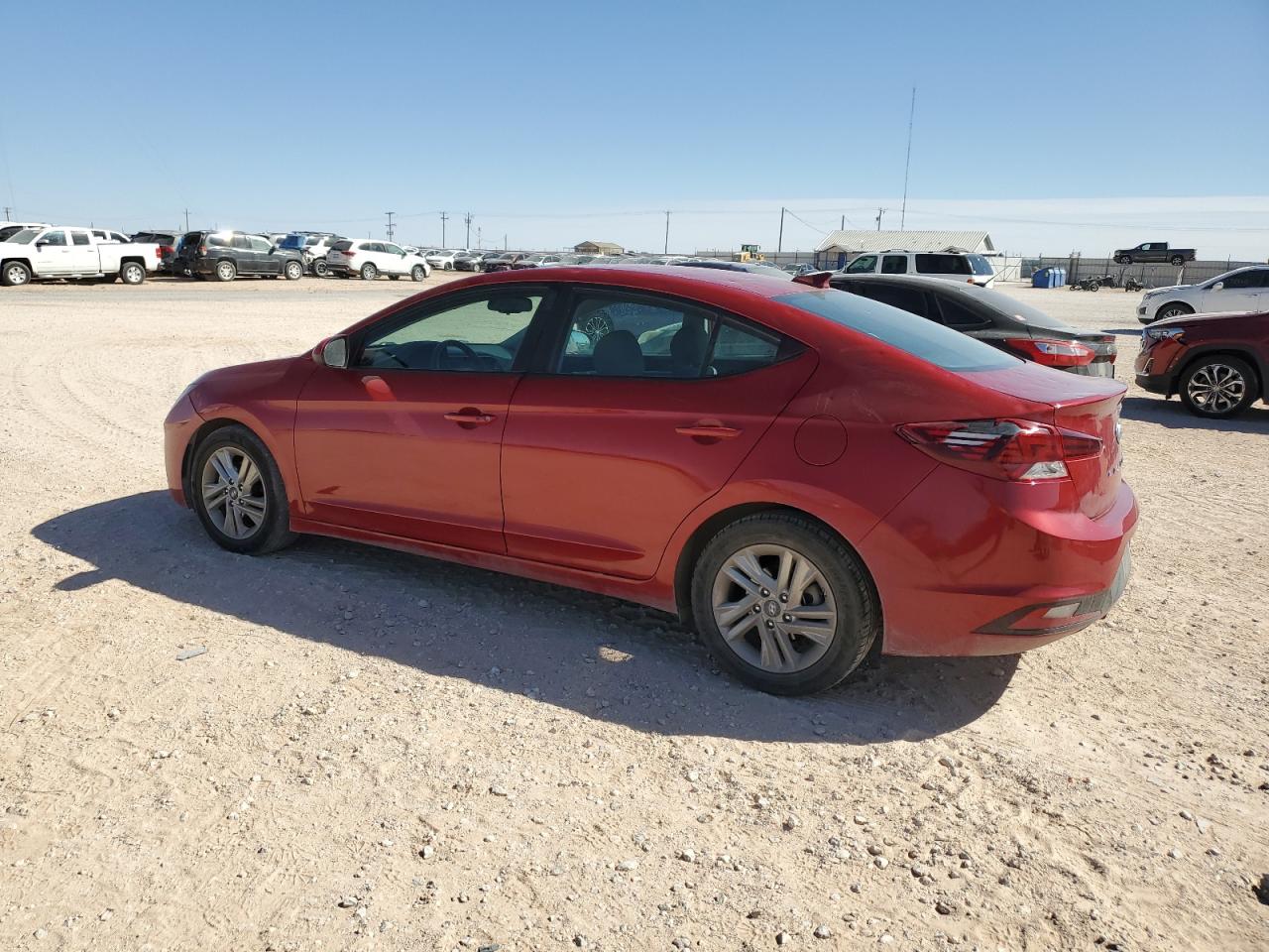 2020 Hyundai Elantra VIN KMHD84LF2LU981684 Copart auction photo, hail damage thumbnail 2