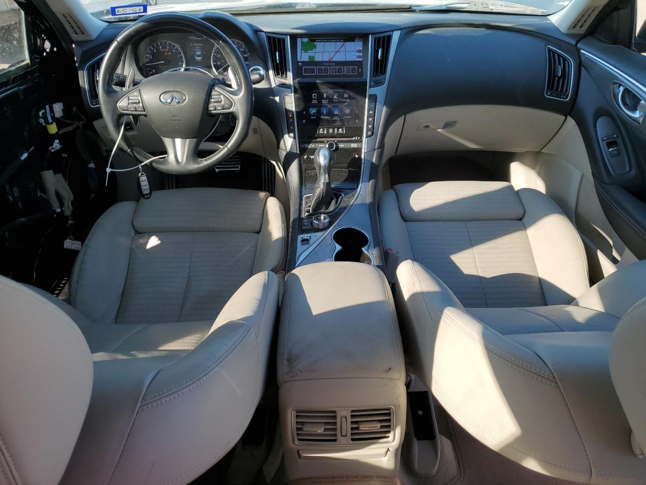 2015 Infiniti Q50 VIN JN1BV7AP9FM331372 Copart auction photo, front end / rear end damage thumbnail 8