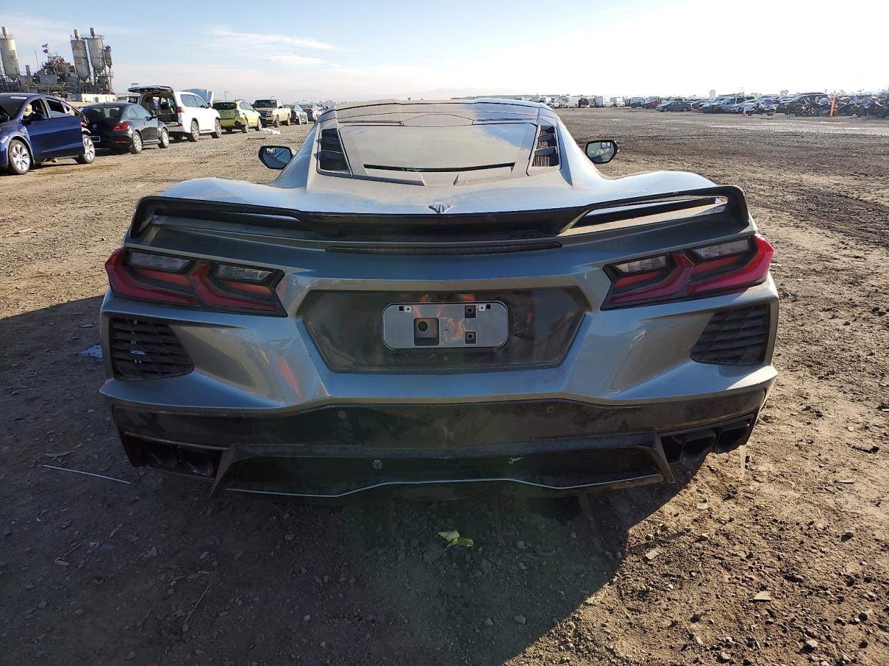 2023 Chevrolet Corvette VIN 1G1YA2D43P5138761 Copart auction photo, rear end / side damage thumbnail 6