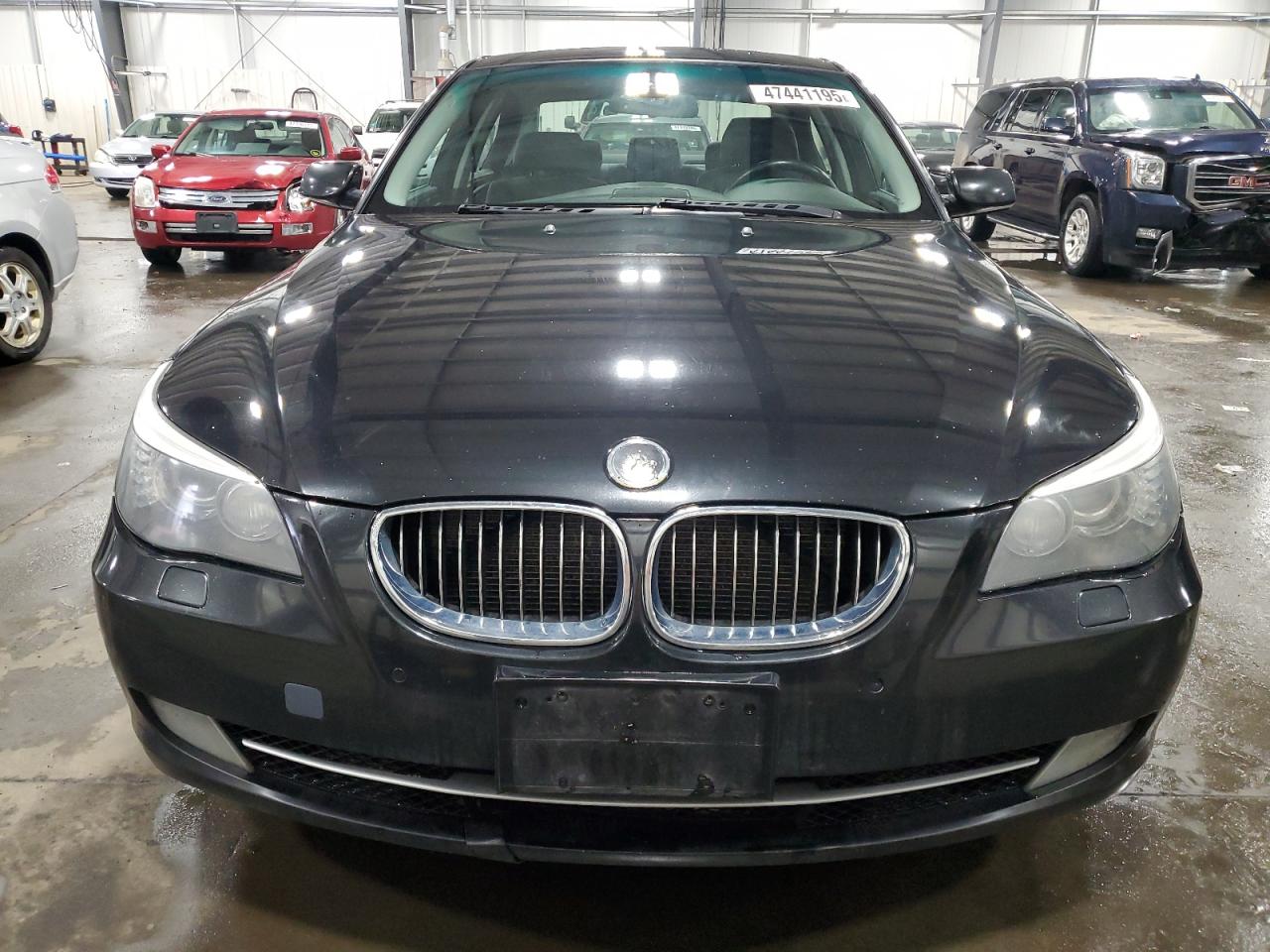 2008 BMW 5er VIN WBANV935X8CW55292 Copart auction photo, front end damage thumbnail 5