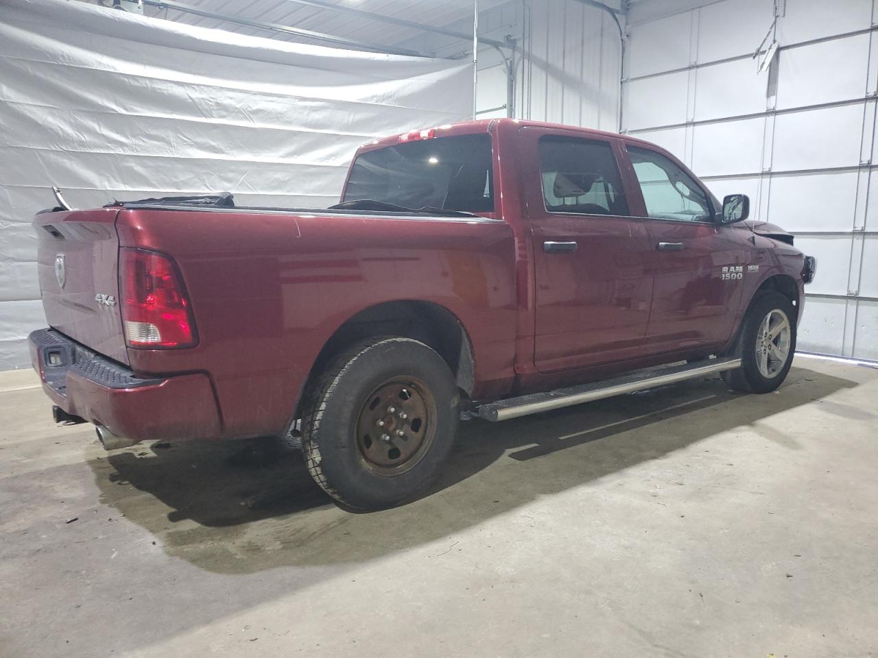 2014 RAM 1500 VIN 1C6RR7KT9ES181101 Copart auction photo, front end / mechanical damage thumbnail 3