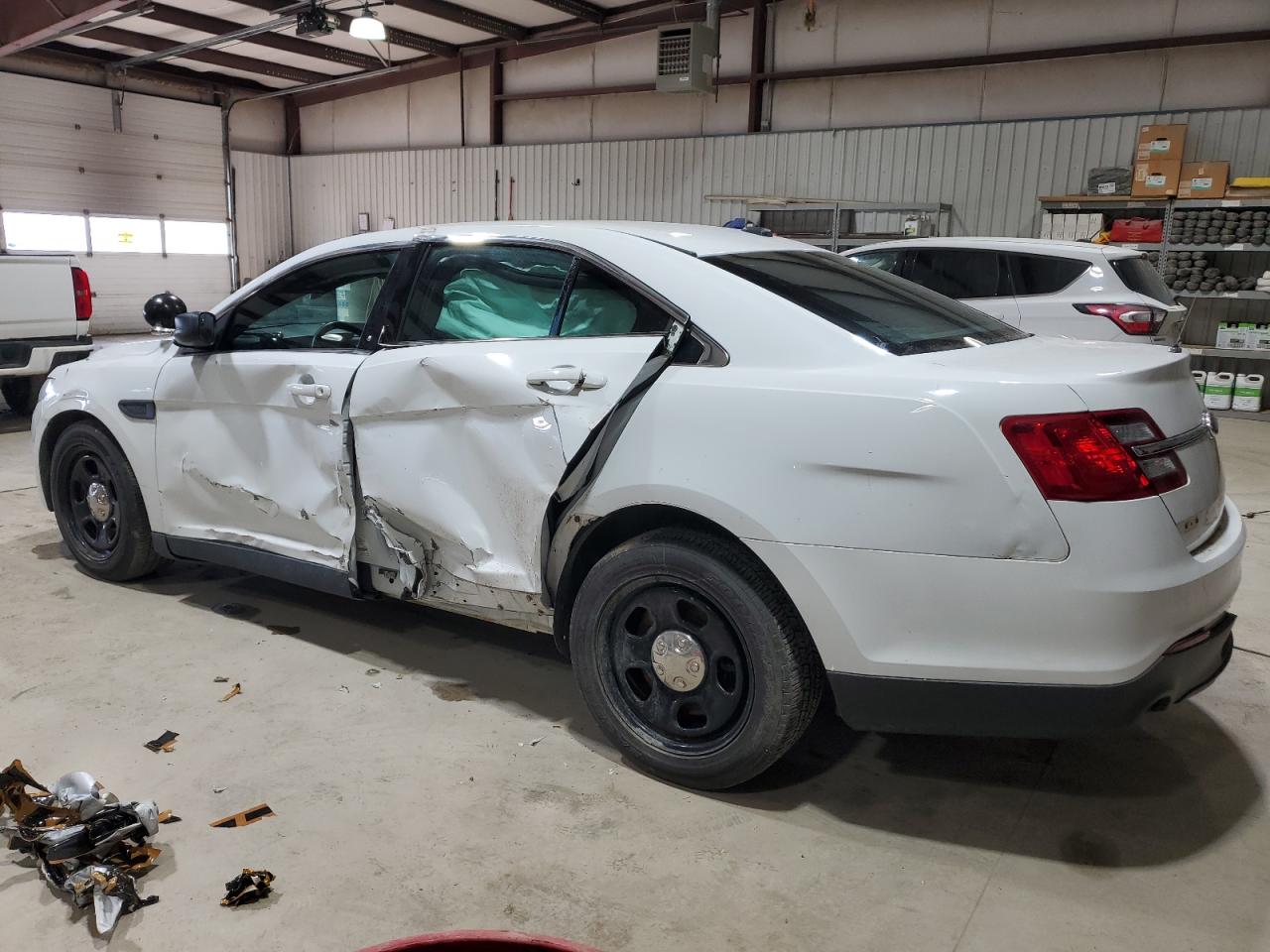 2014 Ford Taurus VIN 1FAHP2MK6EG148776 Copart auction photo, side / front end damage thumbnail 2