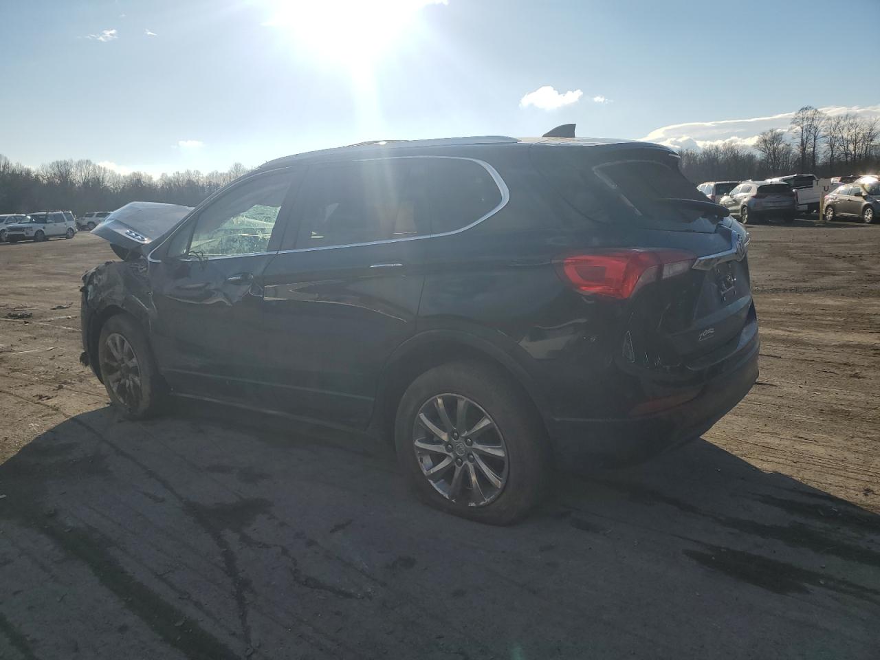 2020 Buick Envision VIN LRBFX2SA9LD084385 Copart auction photo, rollover damage thumbnail 2