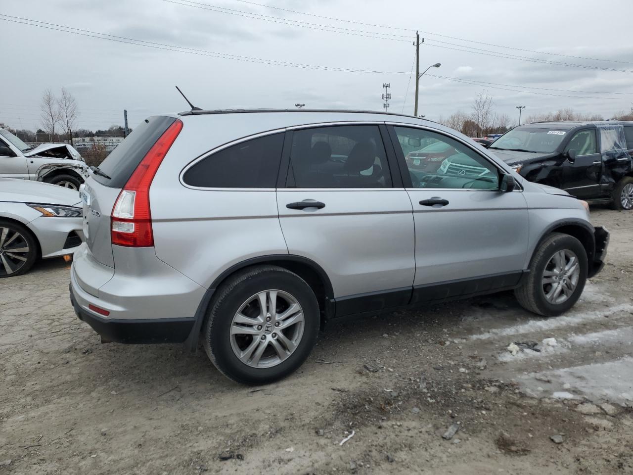 2011 Honda CR-V VIN 3CZRE4H55BG705286 Copart auction photo, front end / undercarriage damage thumbnail 3