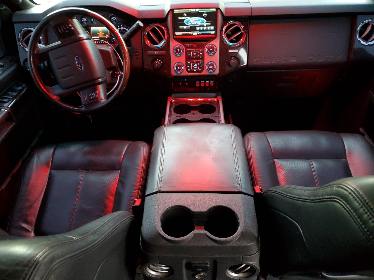2014 Ford F350 VIN 1FT8W3BT4EEB75260 Copart auction photo, front end / rear end damage thumbnail 8
