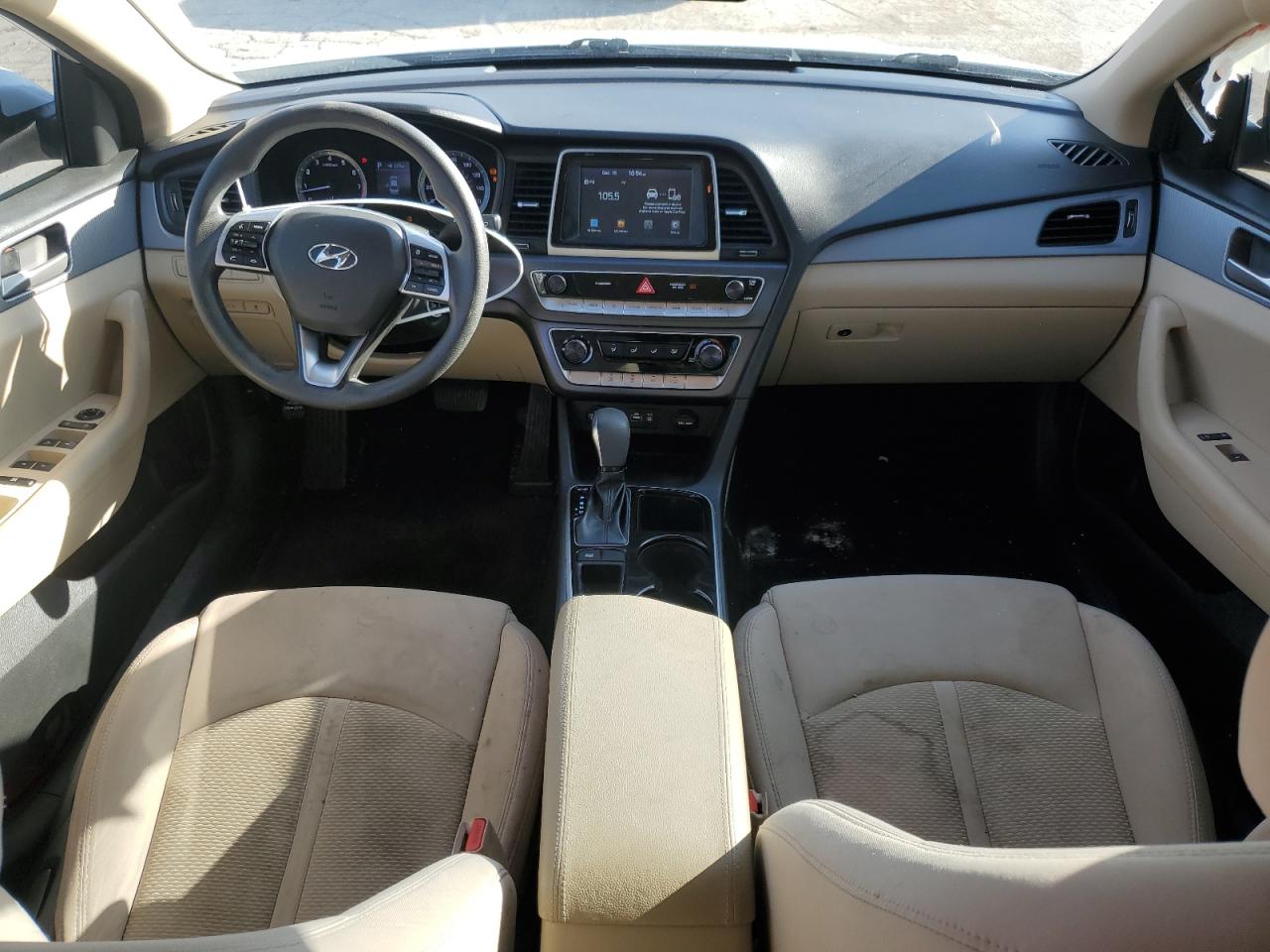 2019 Hyundai Sonata VIN 5NPE24AF6KH764273 Copart auction photo, all over damage thumbnail 8