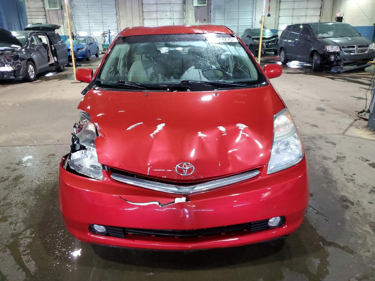 2008 Toyota Prius VIN JTDKB20UX87765026 Copart auction photo, front end damage thumbnail 5