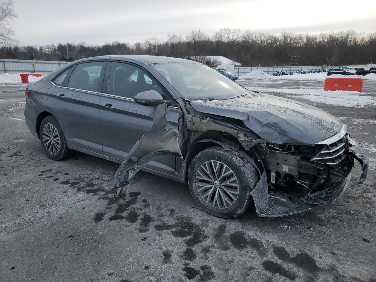 2021 Volkswagen Jetta VIN 3VWC57BU4MM025250 Copart auction photo, front end damage thumbnail 4
