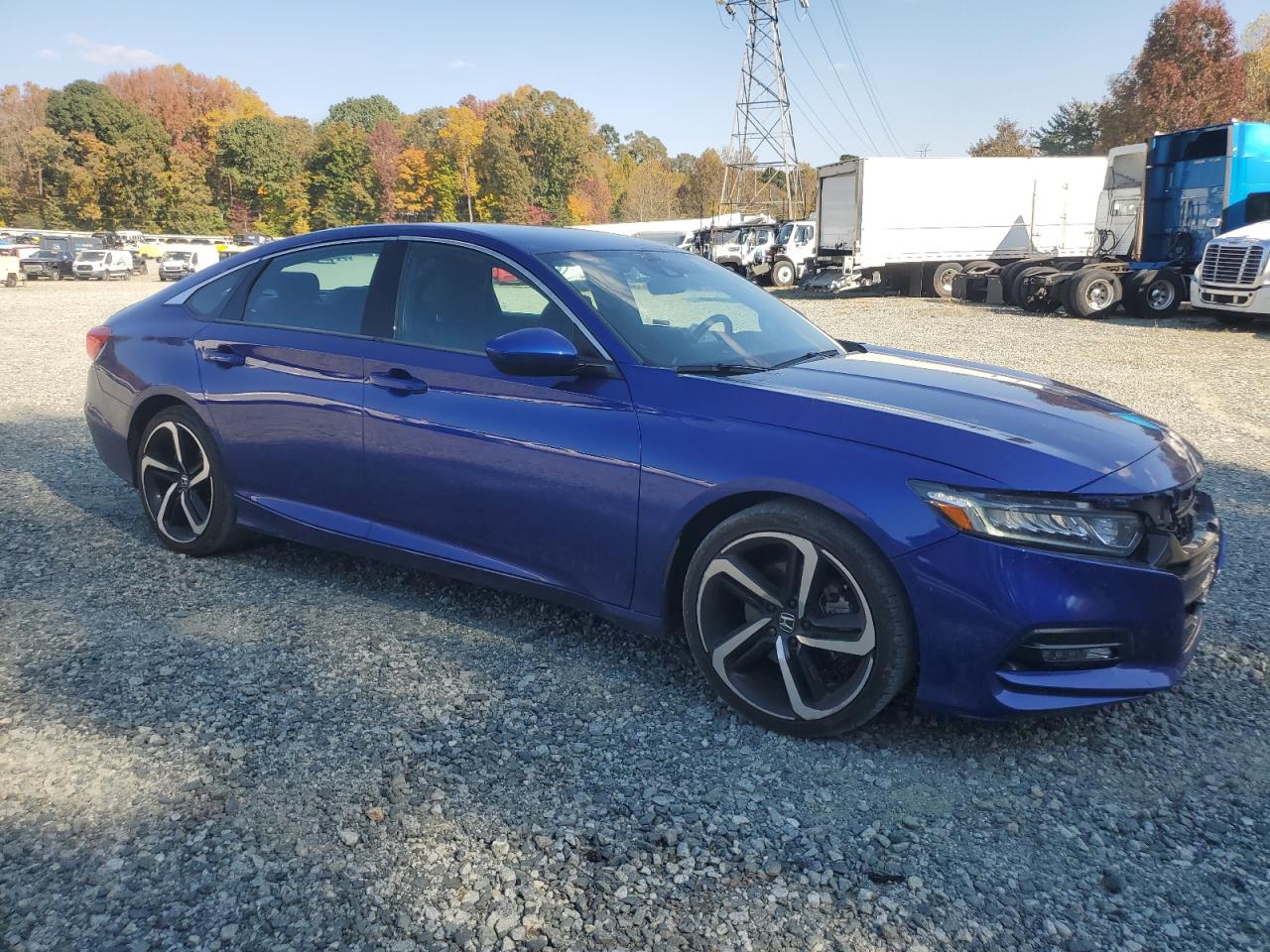 2019 Honda Accord VIN 1HGCV1F31KA107708 Copart auction photo, front end damage thumbnail 4