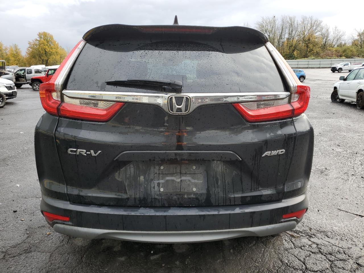 2018 Honda CR-V VIN 7FARW2H57JE058714 Copart auction photo, side / front end damage thumbnail 6