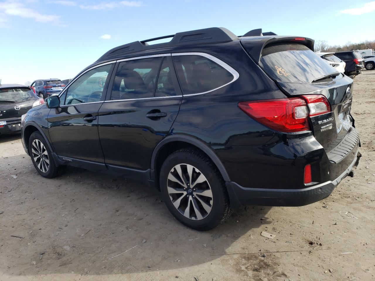 2017 Subaru Outback VIN 4S4BSENC3H3428671 Copart auction photo, rear end / minor dent/scratches damage thumbnail 2